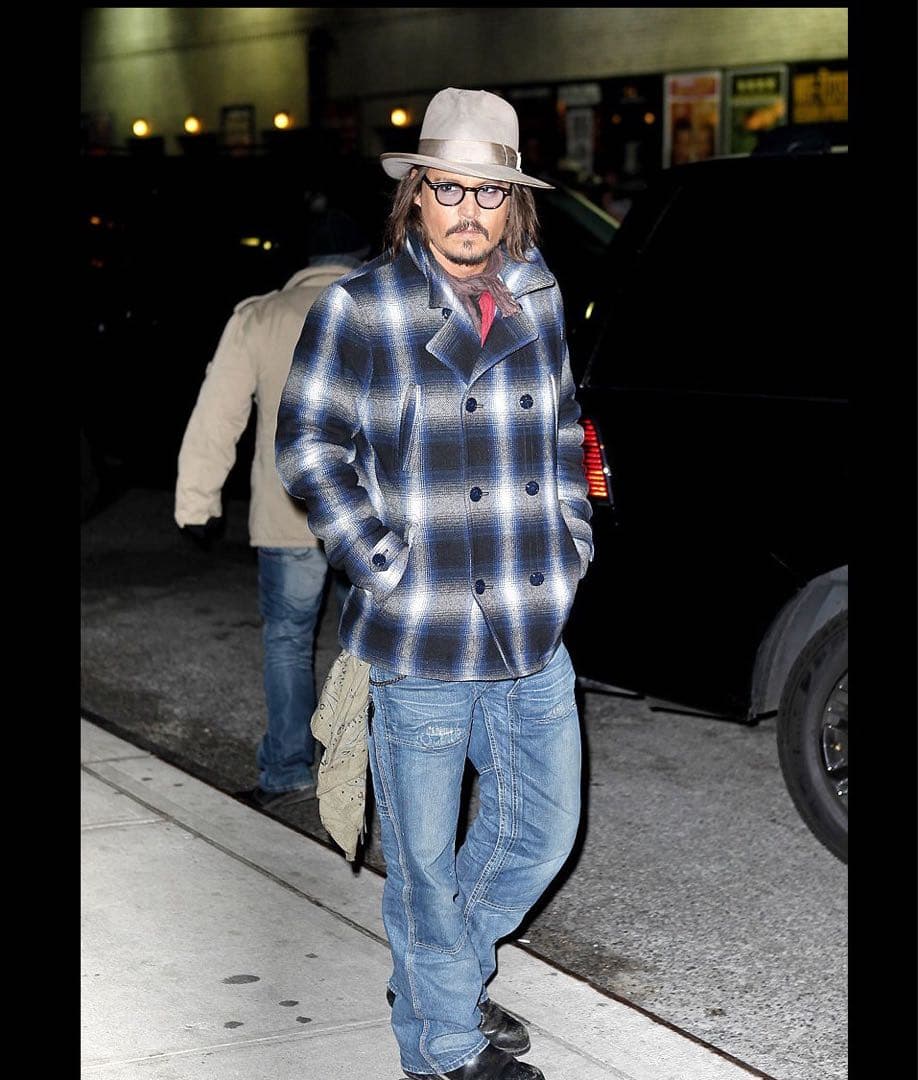 ジョニーデップ 着用 Pコート ウールリッチ　Mサイズ