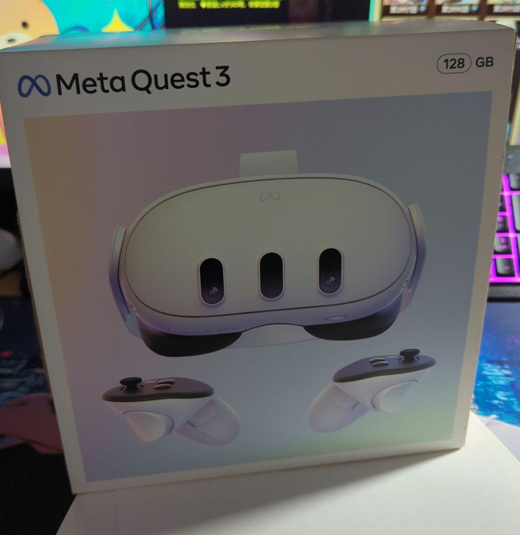  Quest 3 128GB　VRヘッドセット