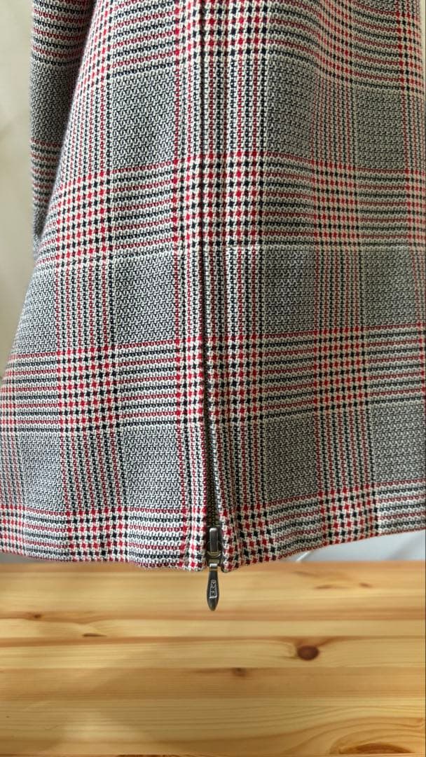 パンツ MASU GLEN PLAID WIDE CHAPS(RED)