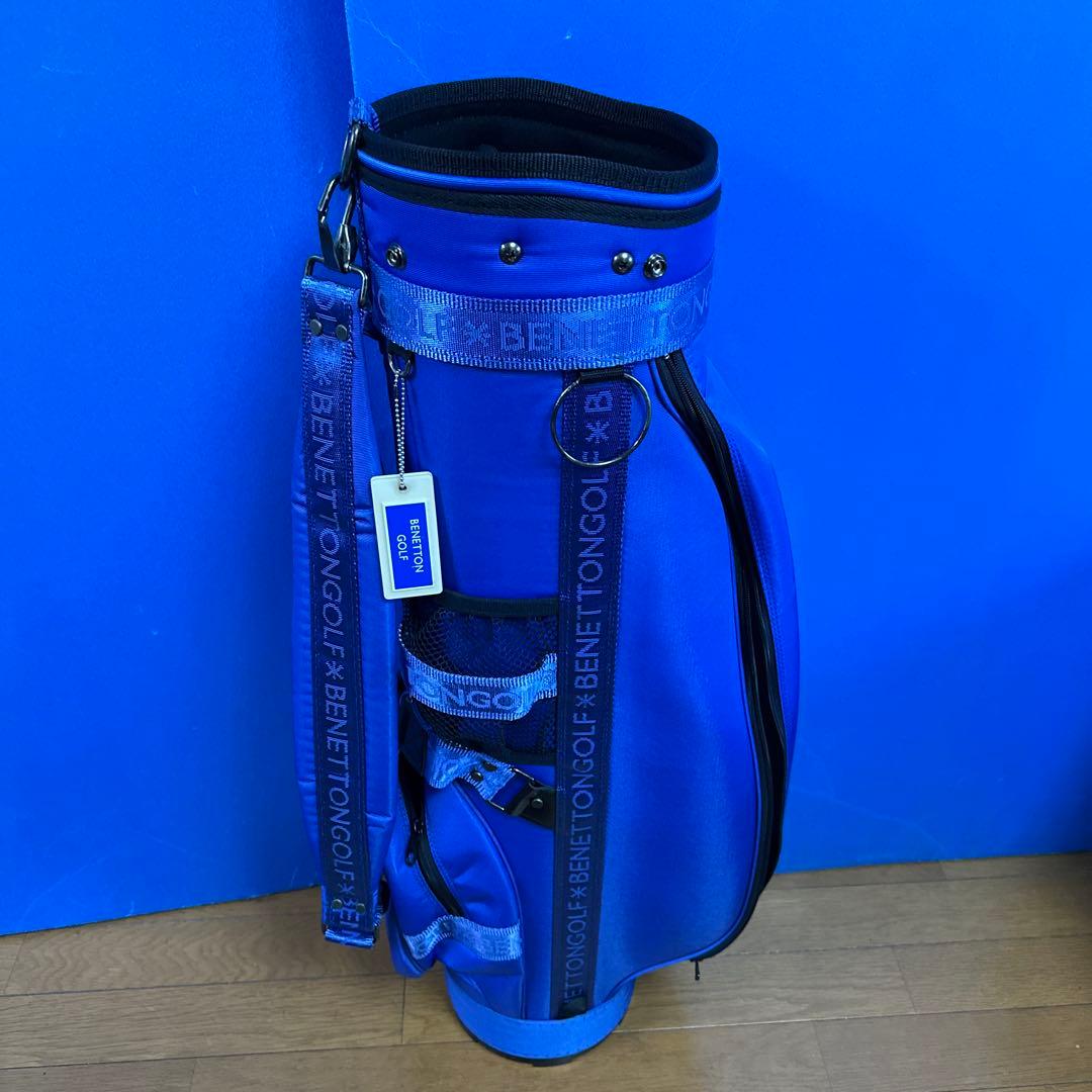 BENETTON GOLF キャディバッグ 青