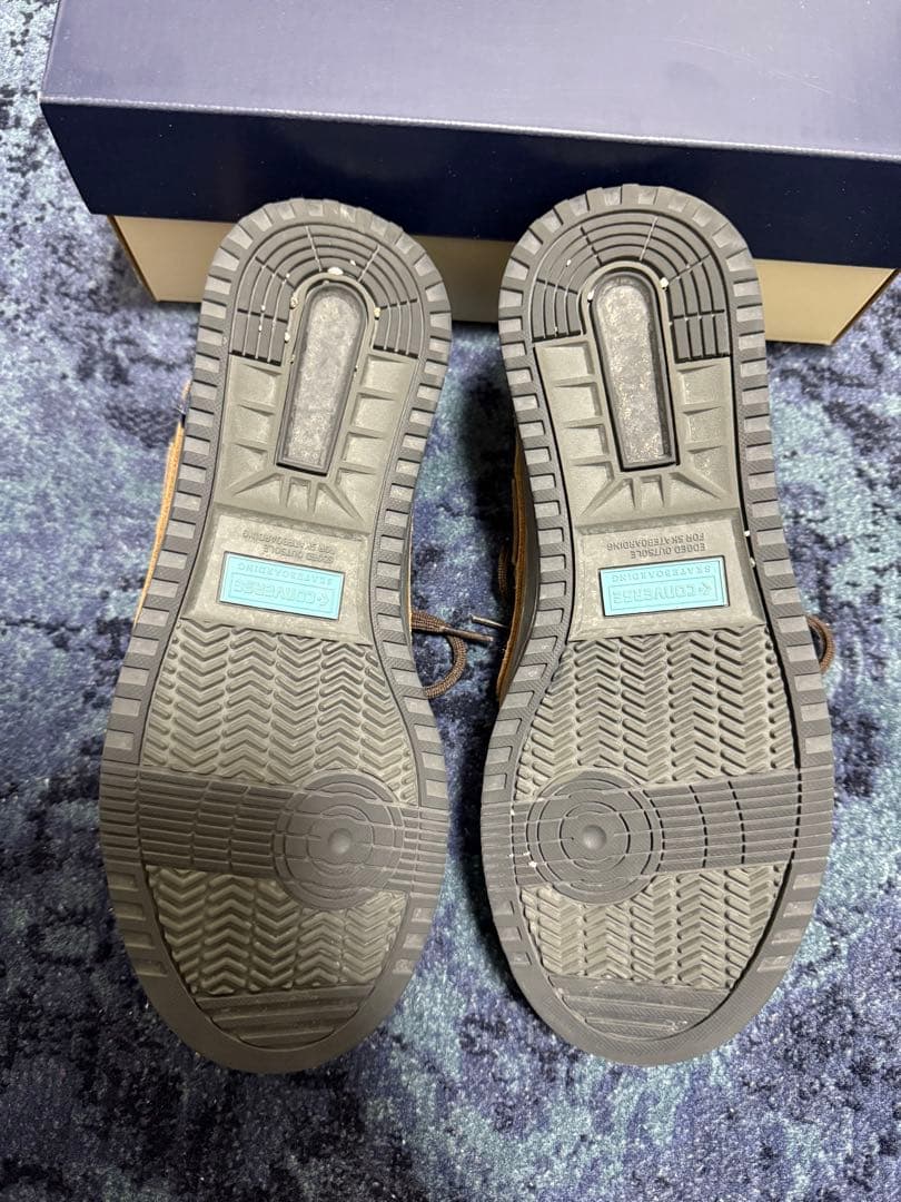 【美品】BoTT CONVERSE デッキシューズ ブラウン