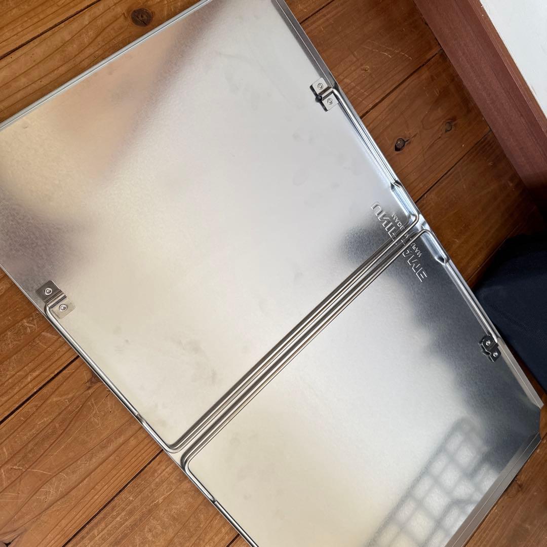 ほぼ新品！ユニフレーム　フィールドラック4本　天板1枚　バック付き