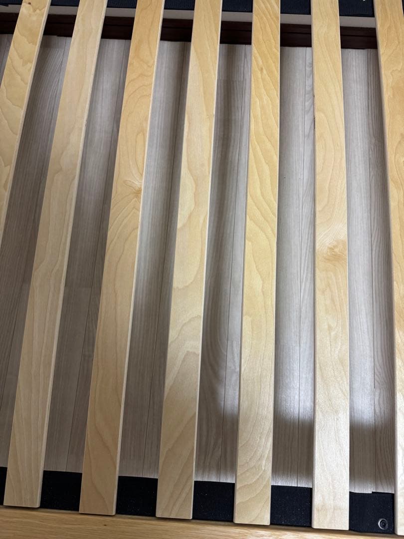 無印良品 木製シングルベッドフレーム ヘッドボード付