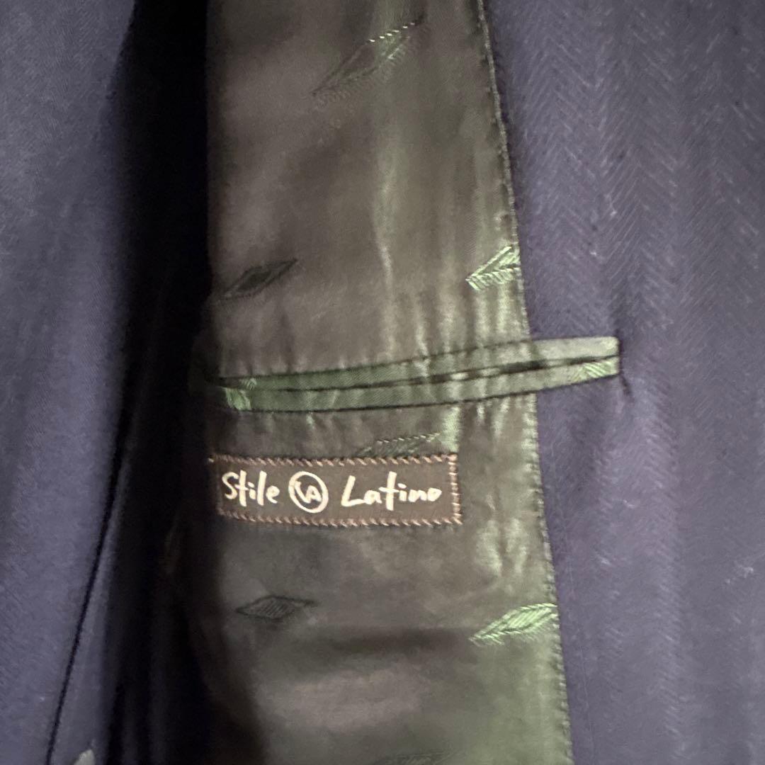 Stile Latino ネイビー テーラードジャケット