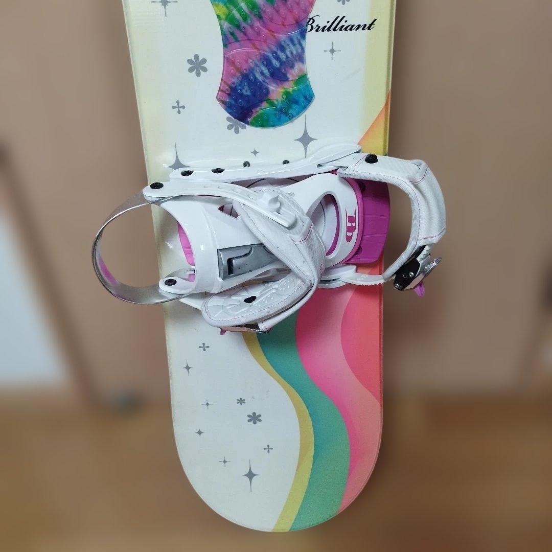 レディース　スノーボード板143センチ　ビンディングセット