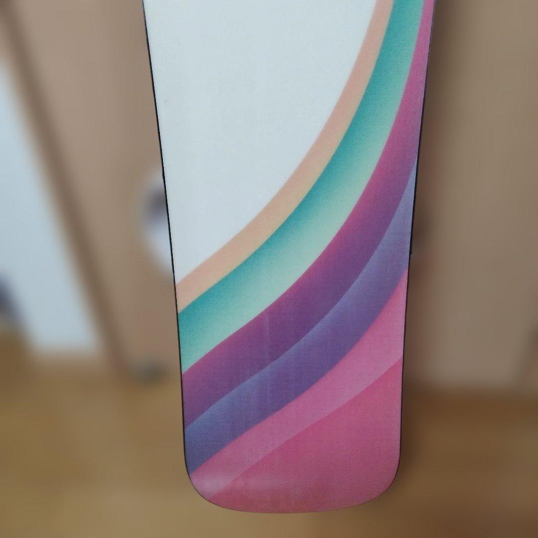 レディース　スノーボード板143センチ　ビンディングセット