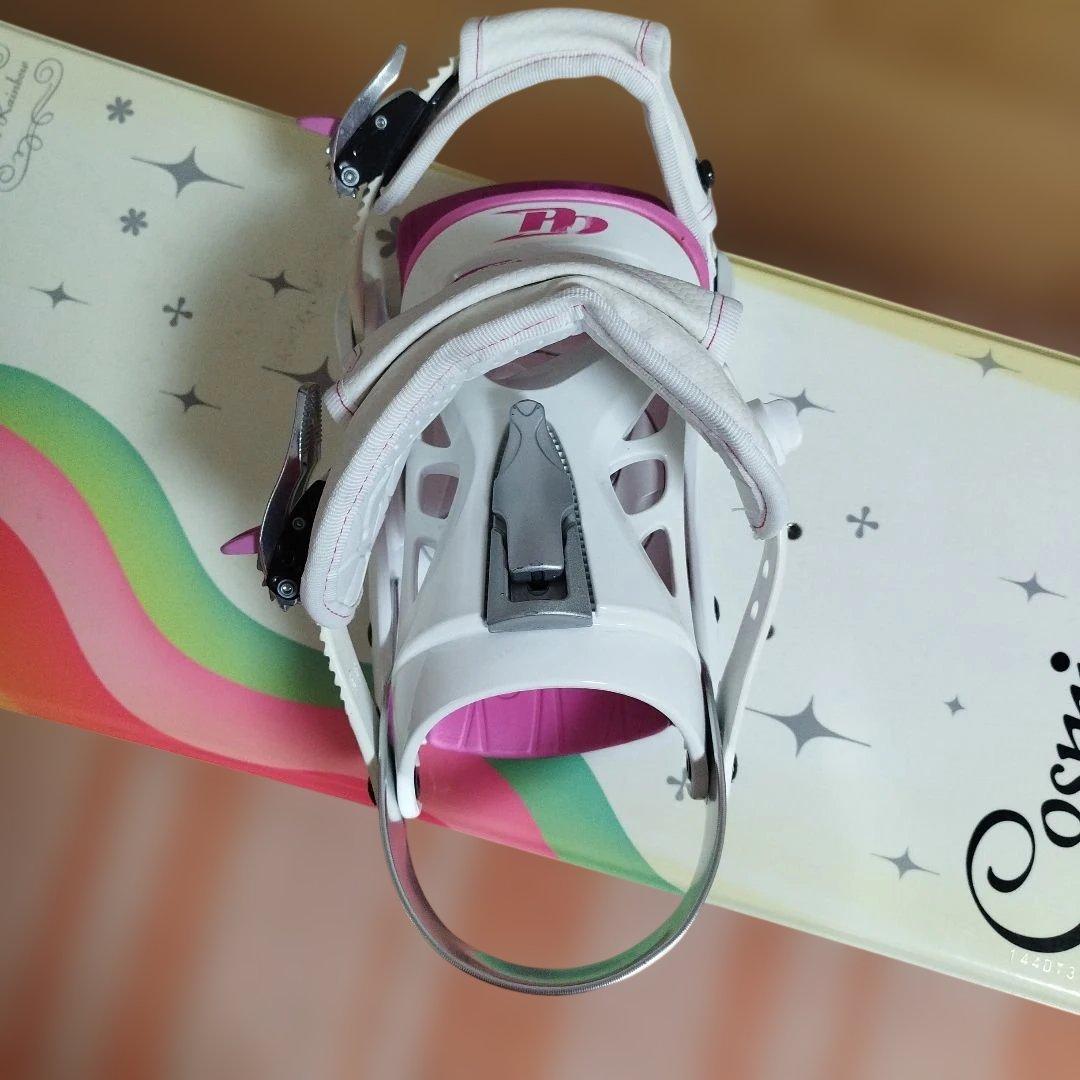 レディース　スノーボード板143センチ　ビンディングセット