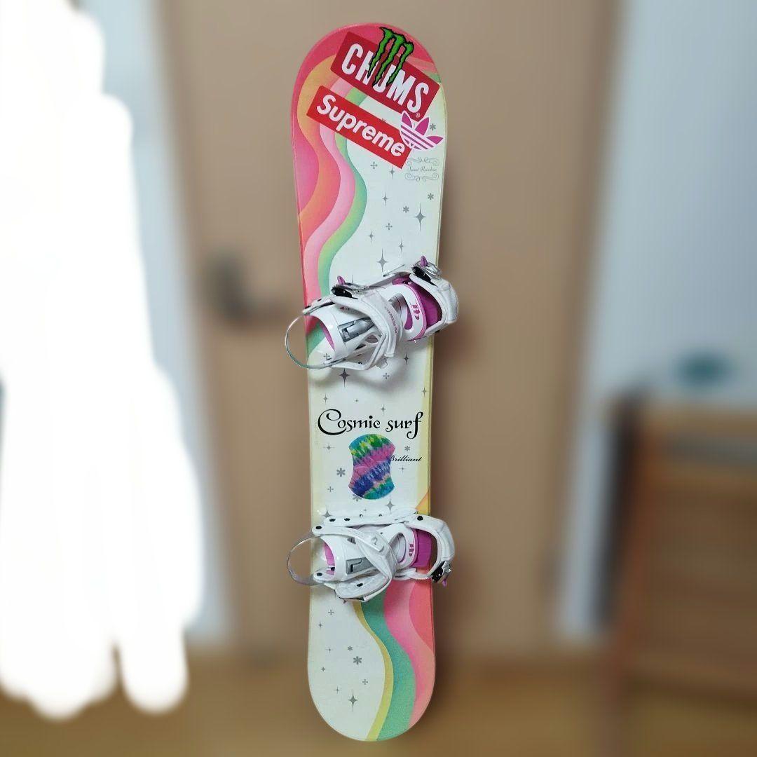 レディース　スノーボード板143センチ　ビンディングセット