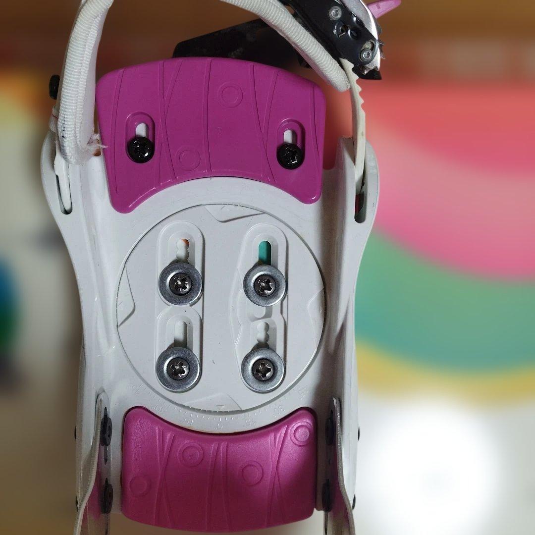 レディース　スノーボード板143センチ　ビンディングセット