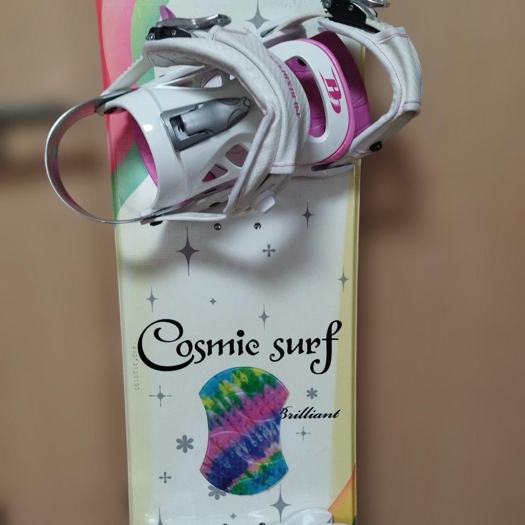 レディース　スノーボード板143センチ　ビンディングセット