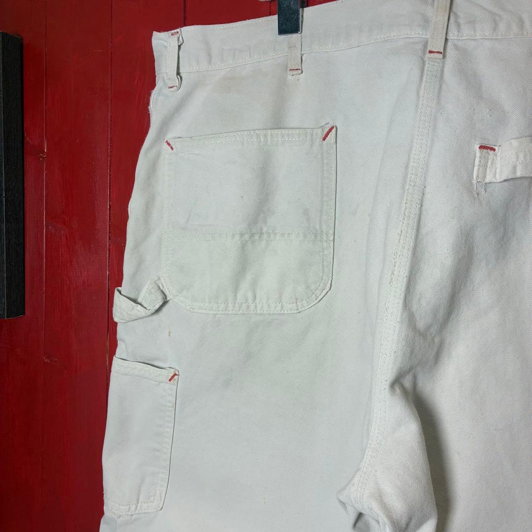 90s USA製　Carhartt ダブルニーペインターパンツコットンツイル