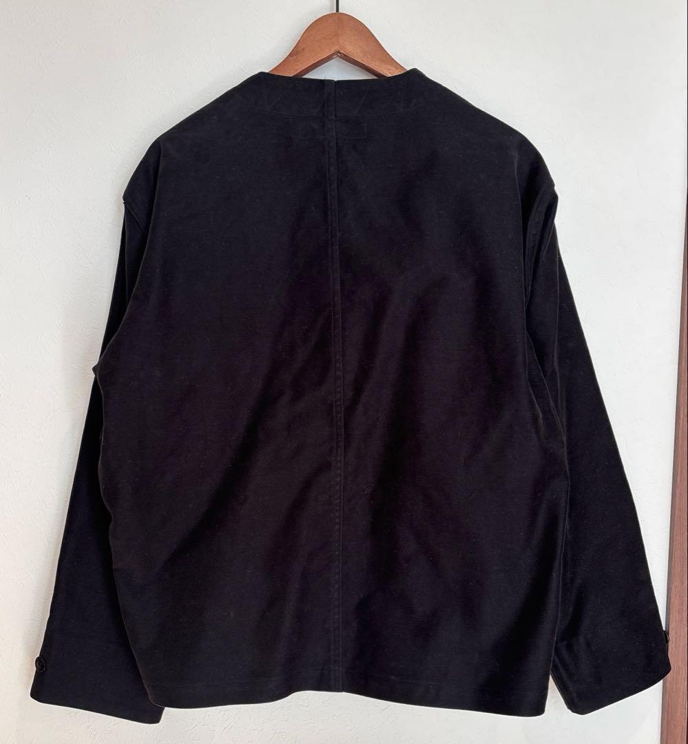 HAVERSACKハバーサック　ノーカラーモールスキンジャケット