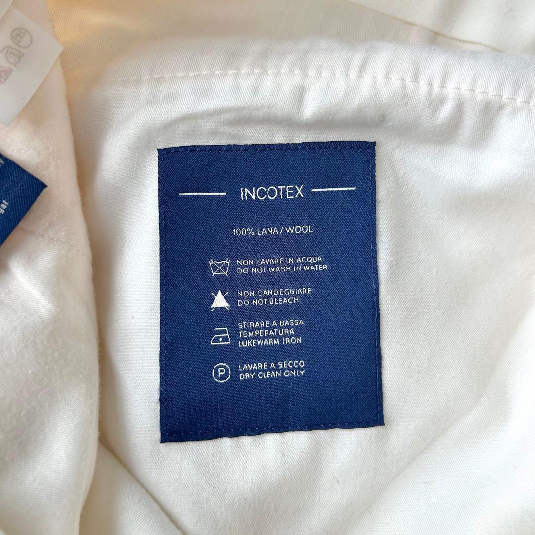 希少カラー✨　インコテックス　スラックス　フランネル　SUPER100s　46