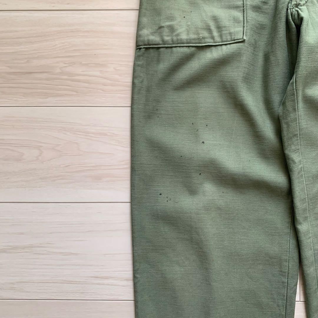 US ARMY / 70s ベイカーパンツ 32/31 RAPID サテン 希少