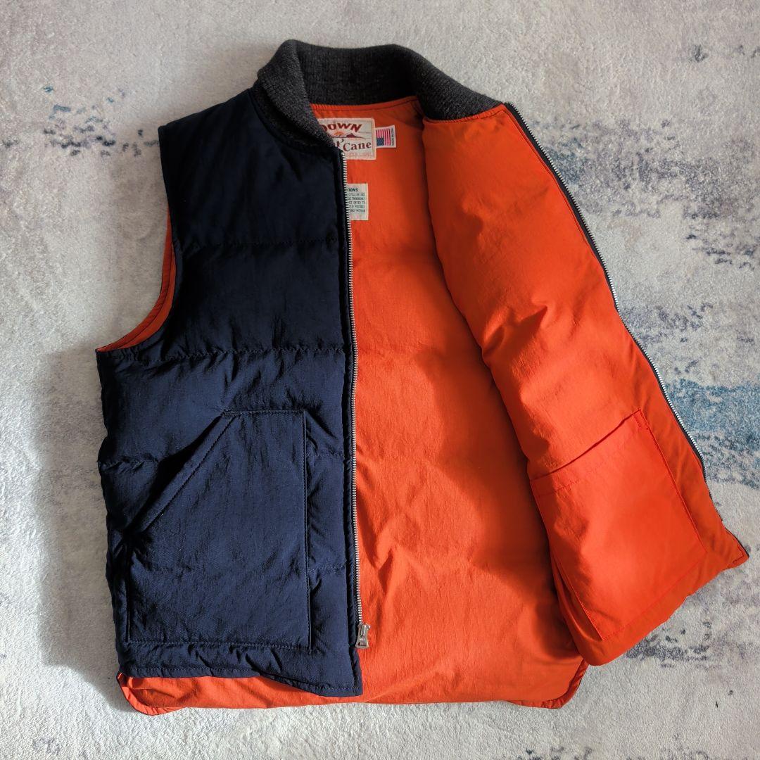現行品 シュガーケーン COATED NYLON  DOWN VEST