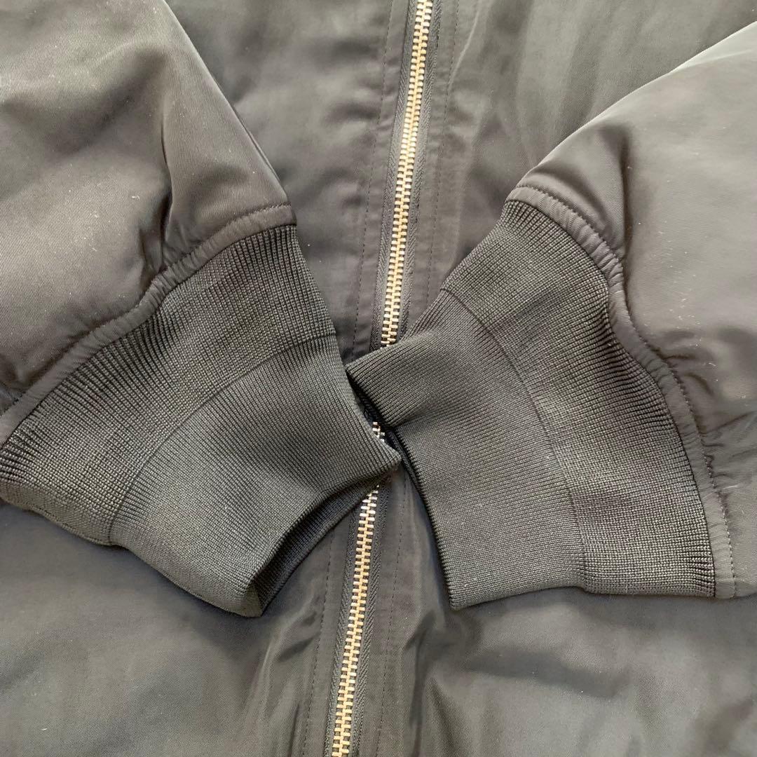 【完売】アンティカ ロング ma-1 サイドスリット ブラック antiqua