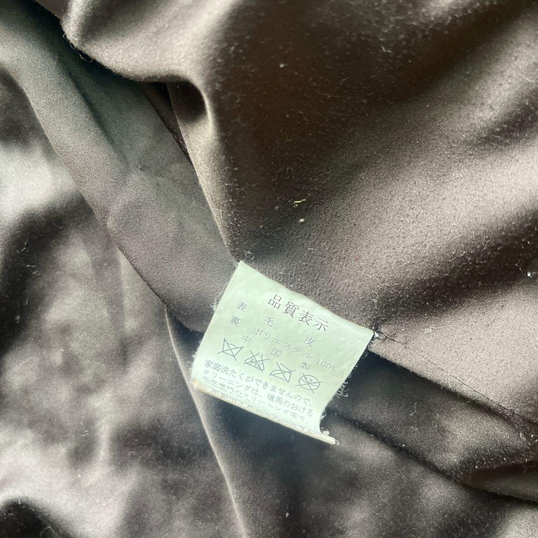 毛皮 リアルファー MINK ミンク ブラウン 袖 フレア Fサイズ