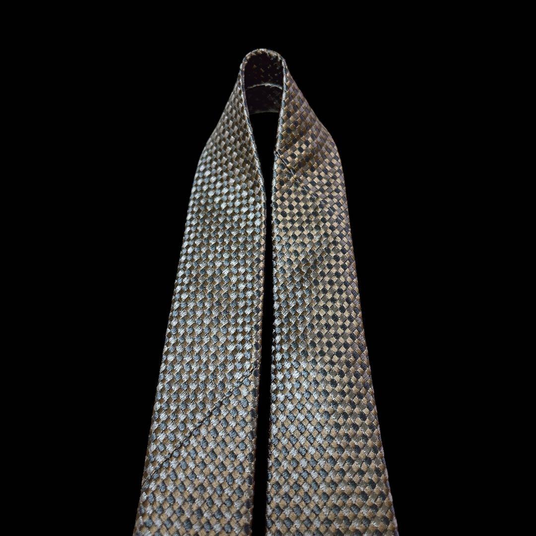 TOM FORD ネクタイ シャンパンゴールド シルク 高級 光沢 ジャガード