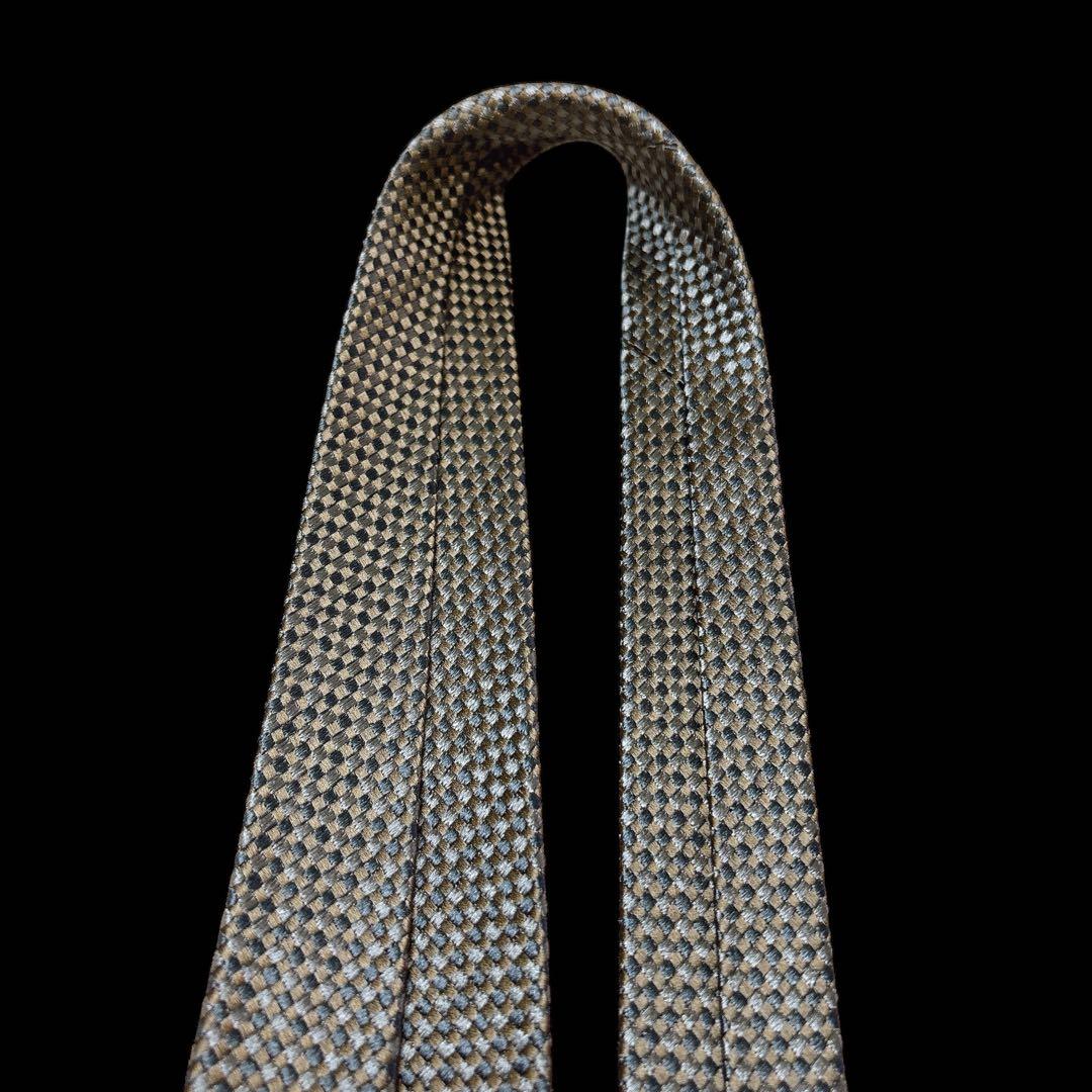 TOM FORD ネクタイ シャンパンゴールド シルク 高級 光沢 ジャガード