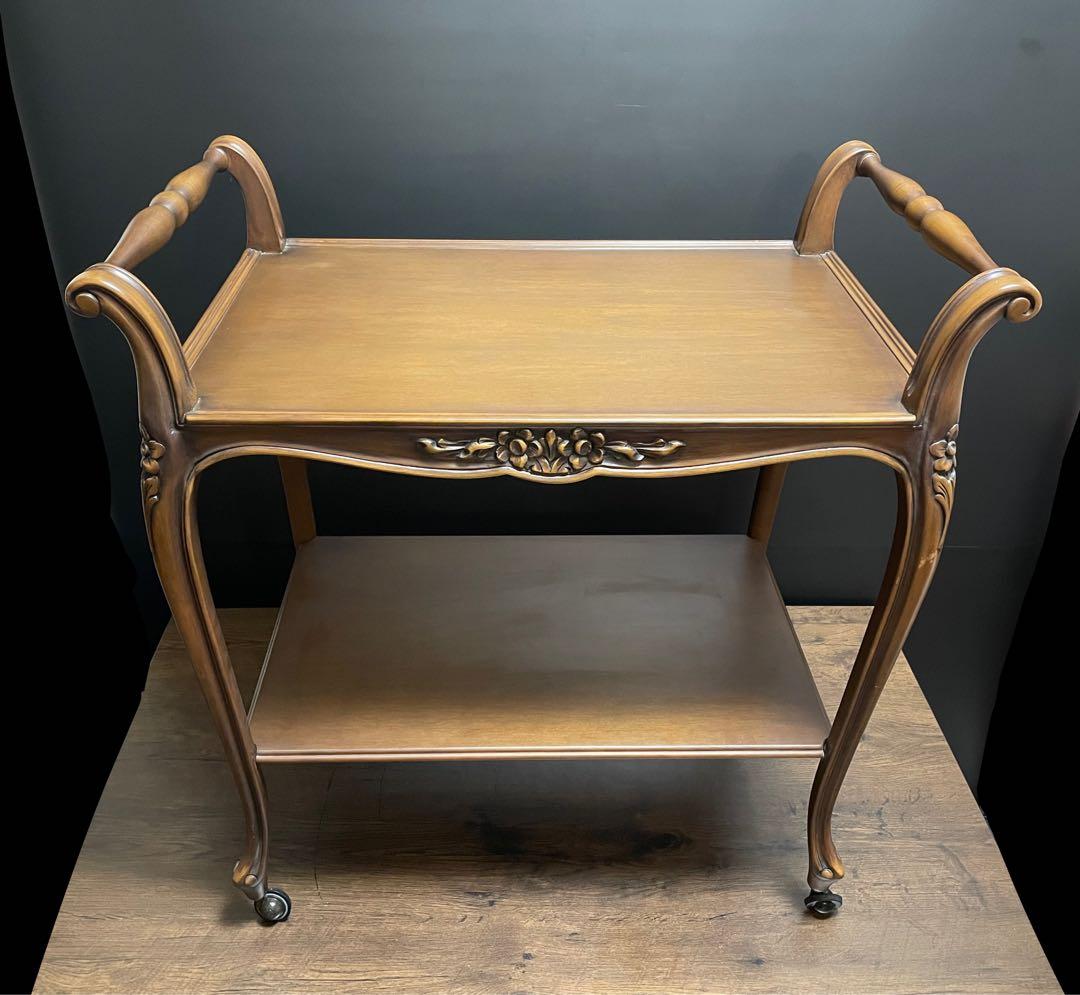 domaniドマーニ　ワゴン　キャスター付き　サイドテーブル　高級 29万