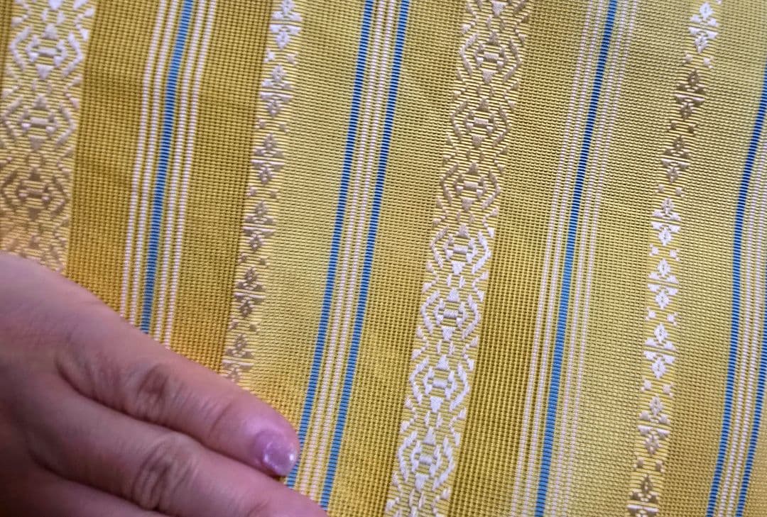 出品紗博多名古屋 イエロー×ブルー