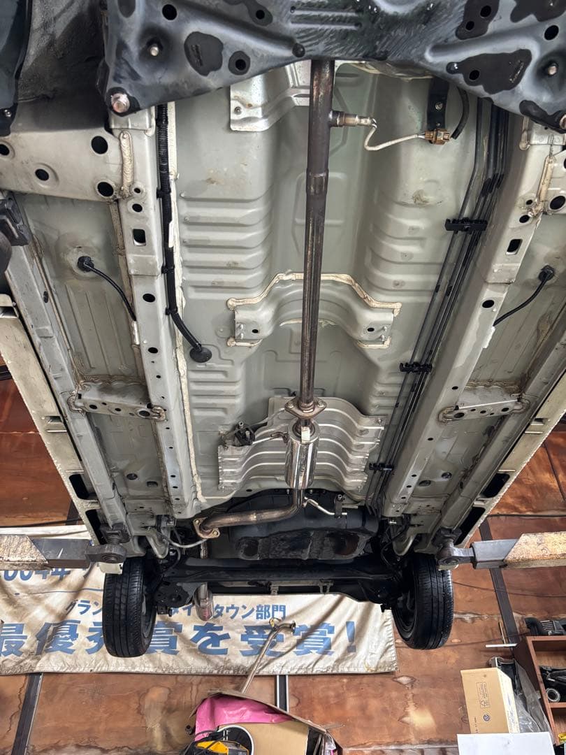 ウィルズウィン製コンパクトマフラーB45AルークスデイズekクロスO2センサー付