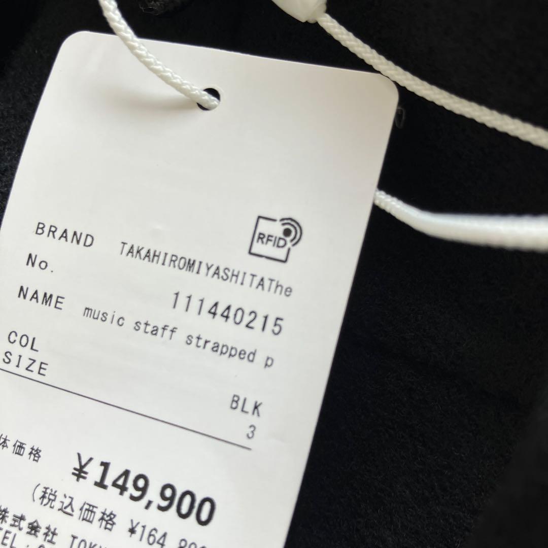 新品　Soloist music staff strapped pant