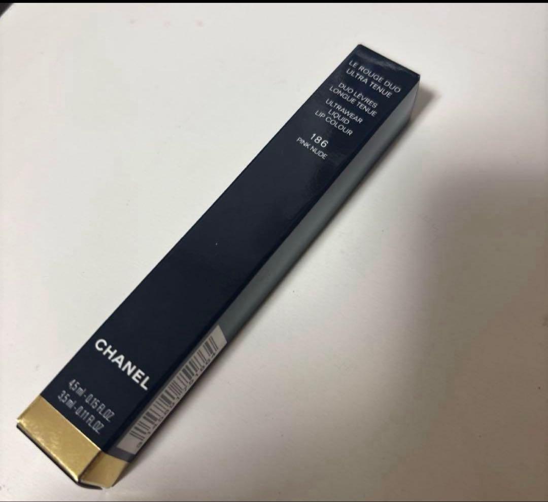 シャネル　ルルージュデュオウルトラトゥニュ 186 ピンクヌード