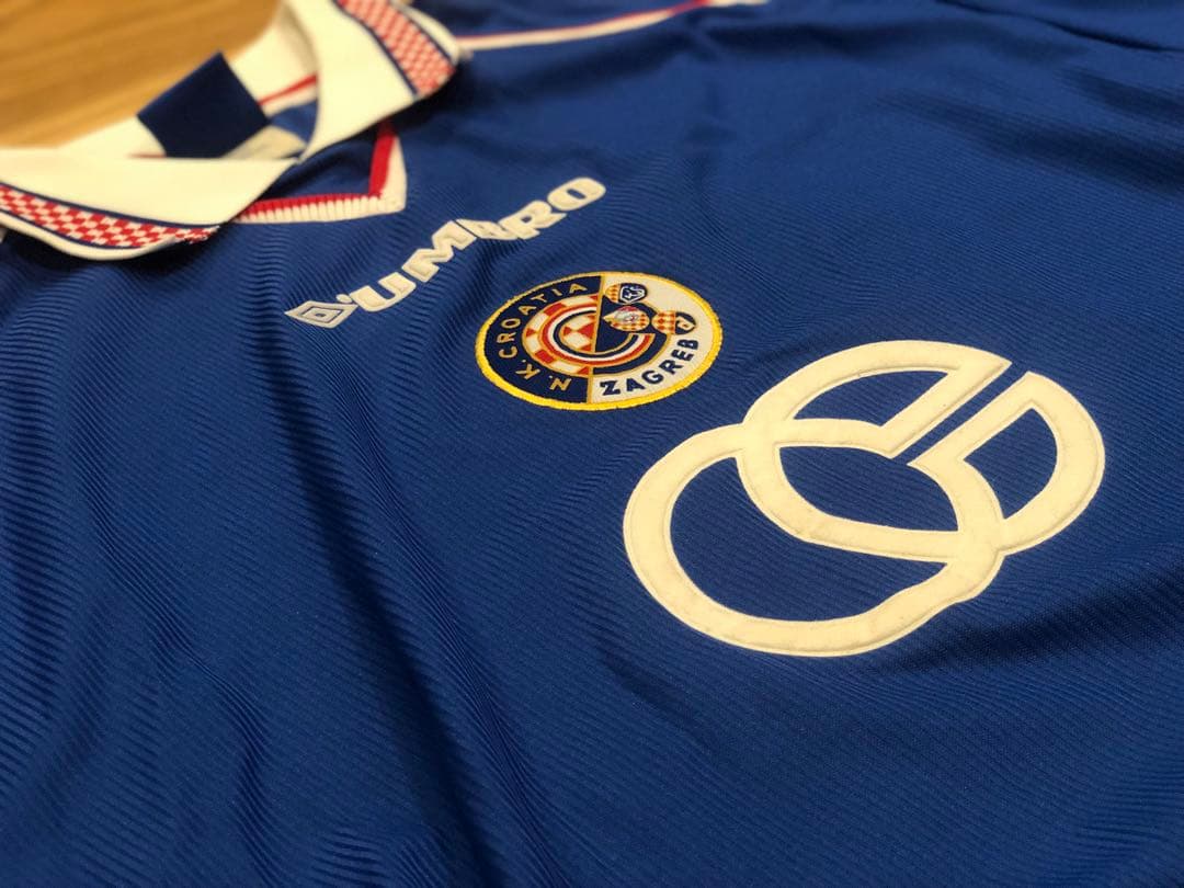 クロアチア ザグレブ　ディナモ　三浦知良　カズ　ミウラ表記ユニフォーム背番号13