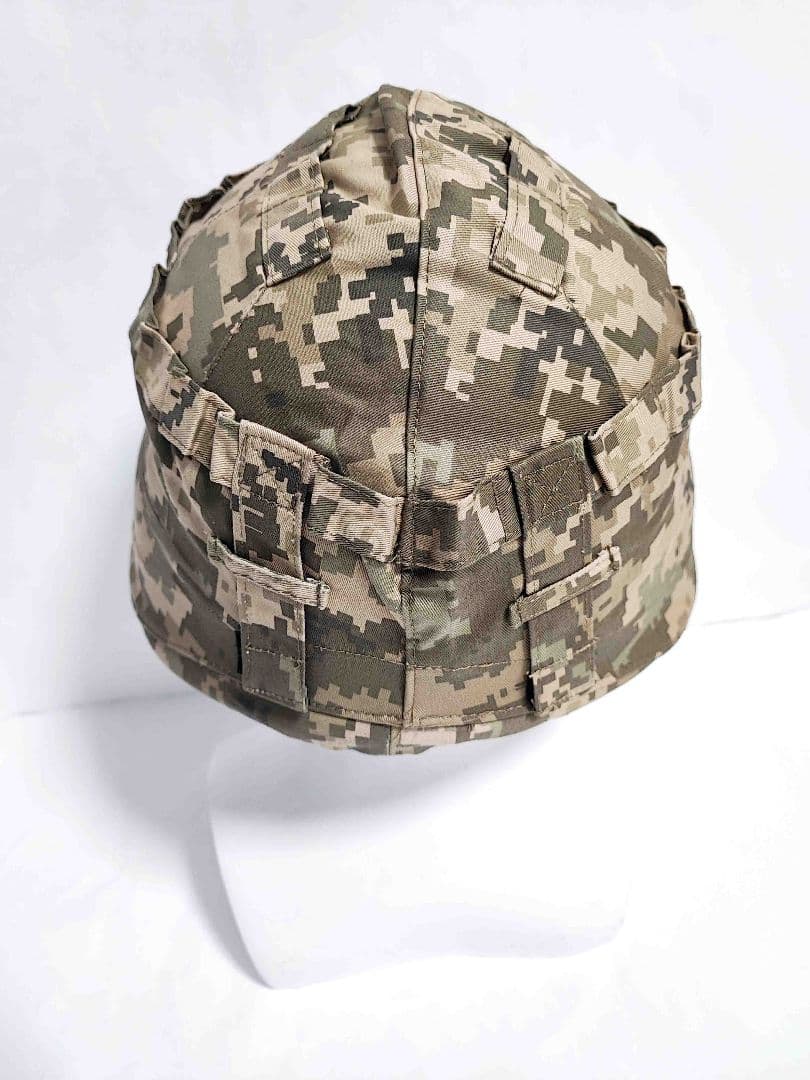 軍 ヘルメット MM14迷彩 ヘルメットカバー スチール製 新品未使用