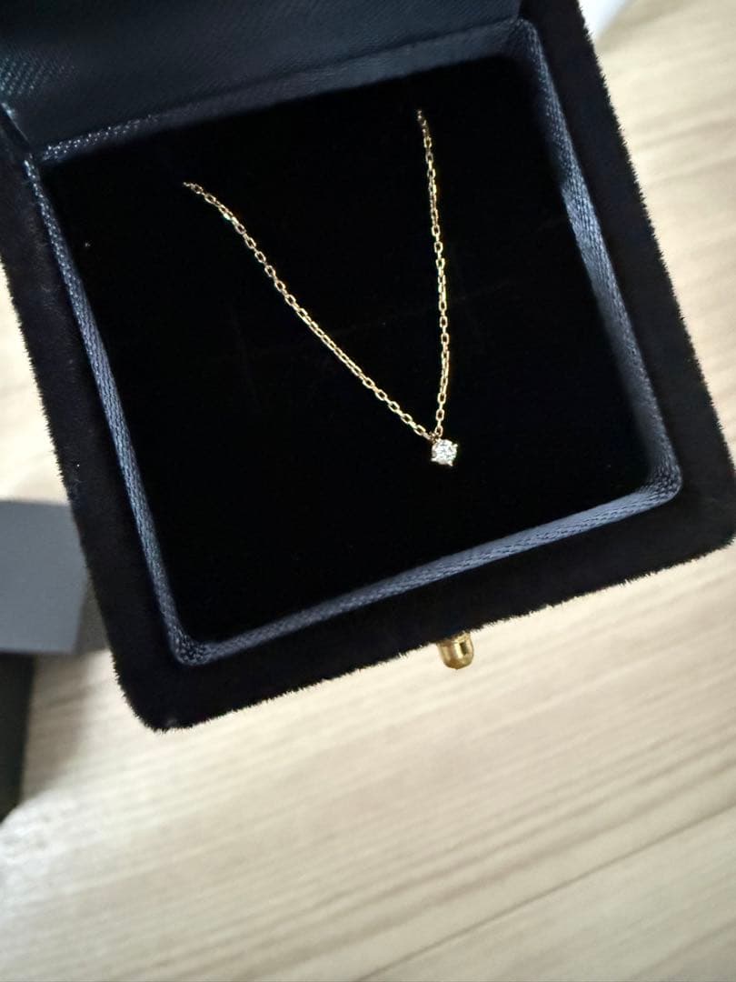 ete K10YG ダイヤモンド ネックレス