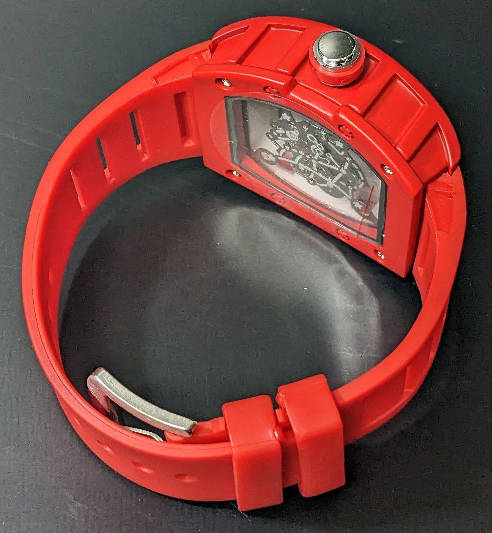 腕時計 リシャールミルtype クオーツ オマージュ トノー レッド