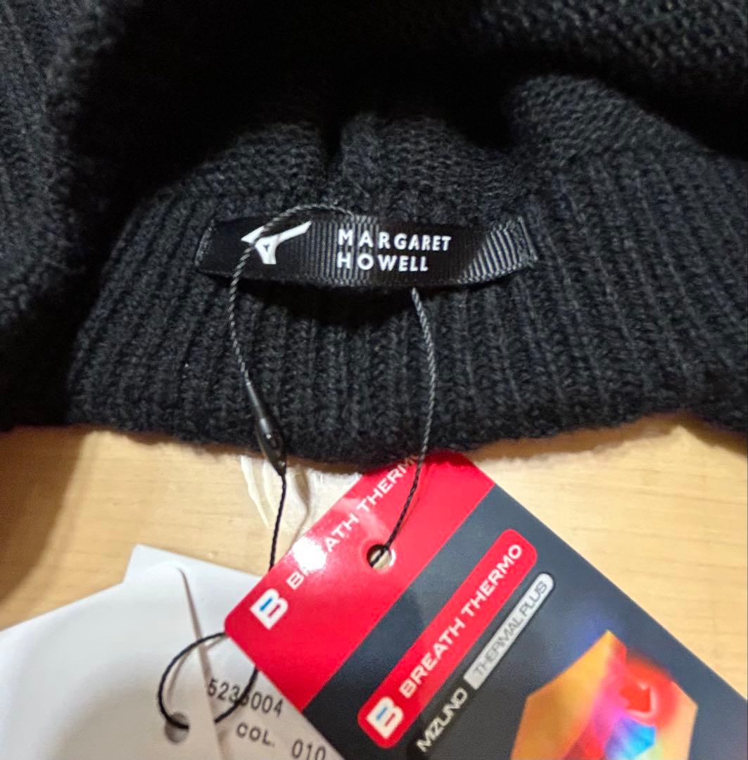 MARGARET HOWELL／吸湿発熱】ブレスサーモウールブーニー ニット帽