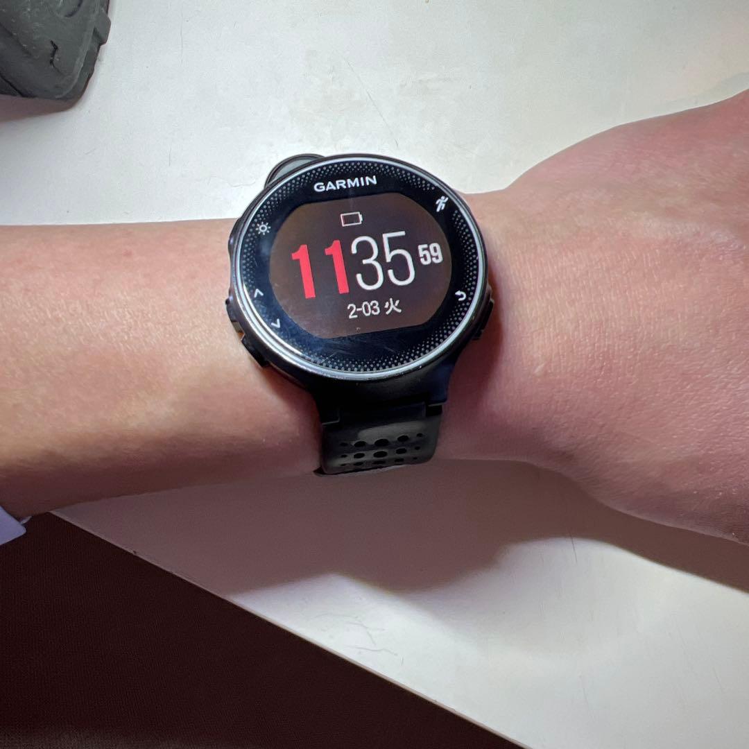 GARMIN スマートウォッチ ブラックforeathlete230J