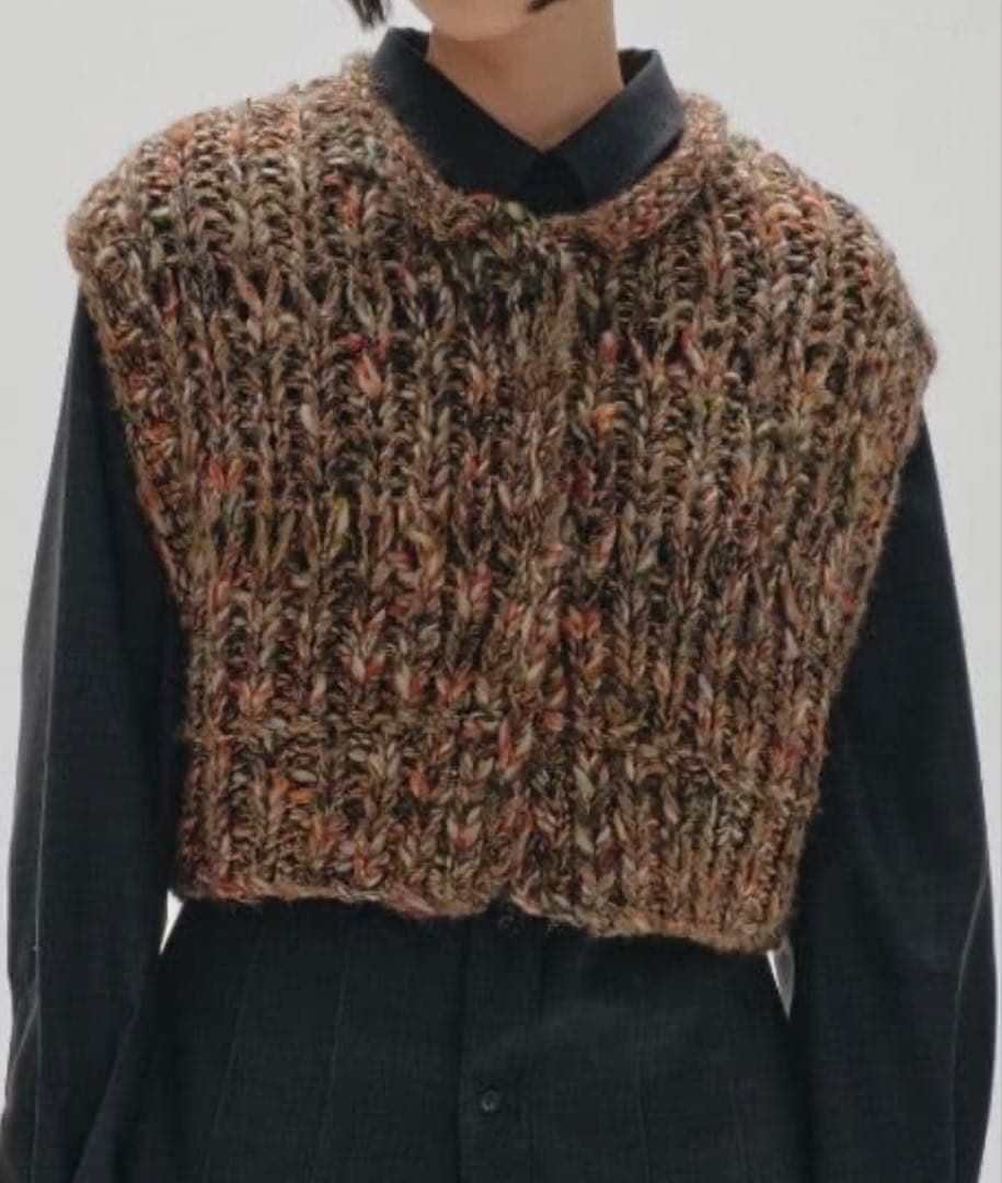 トップス todayful Mix Handknit Vest