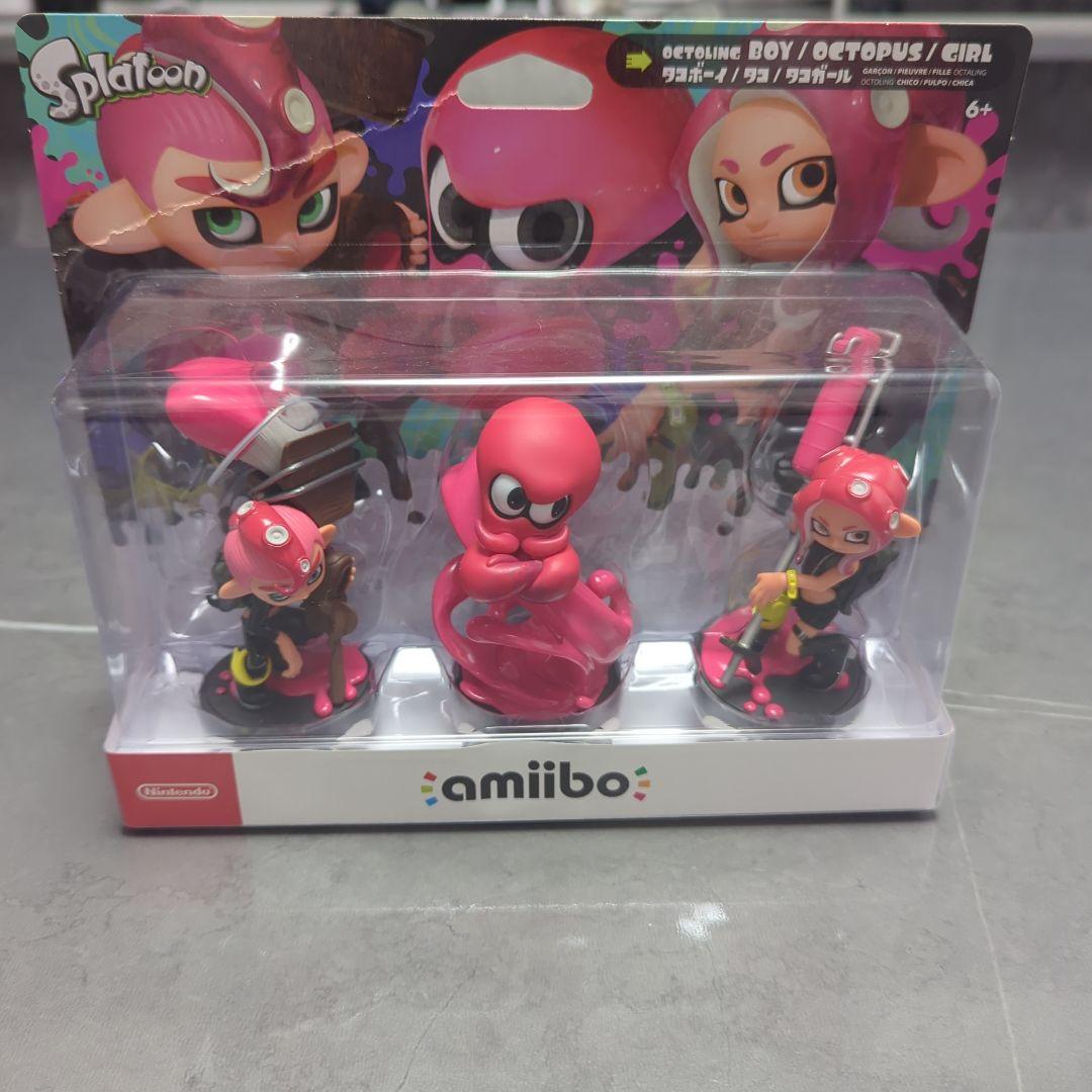 AMIIBO トリプルセット タコガール タコ タコボーイ(スプラトゥーンシリ…
