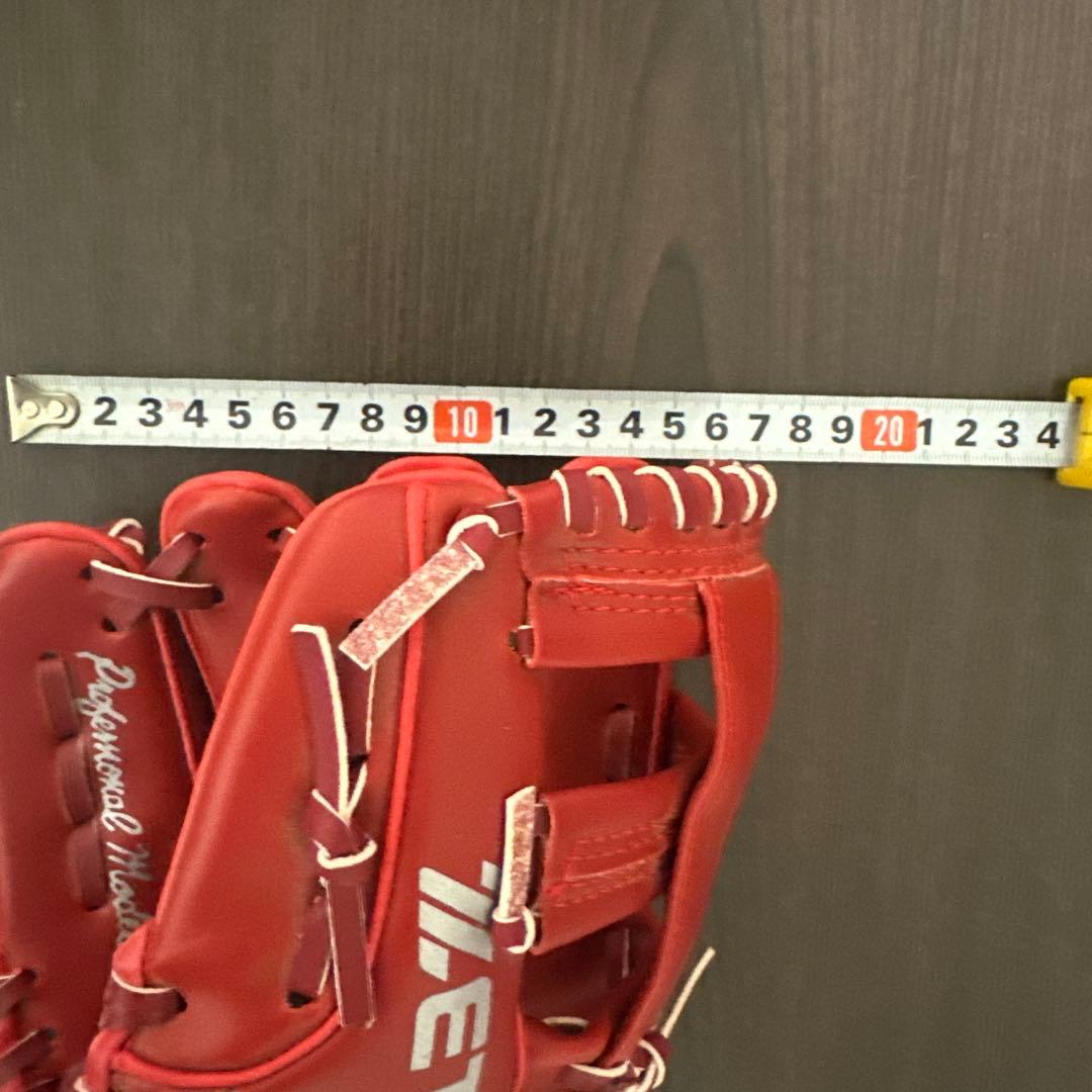 ZETT 軟式グローブ Performance Model 赤