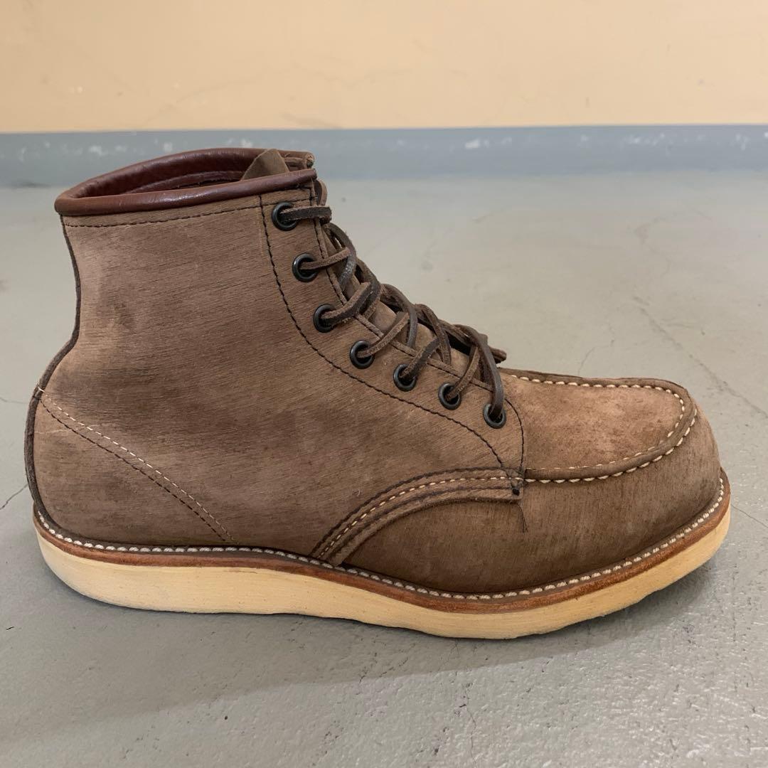 旧縦羽タグ カカトOK ヌバック 2877 RED WING レッドウィング 茶