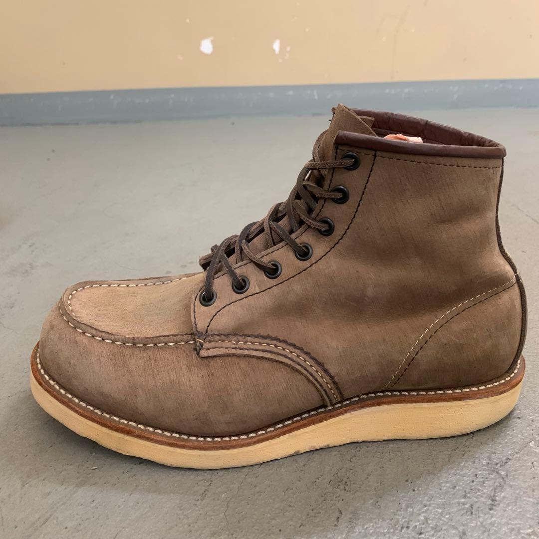旧縦羽タグ カカトOK ヌバック 2877 RED WING レッドウィング 茶