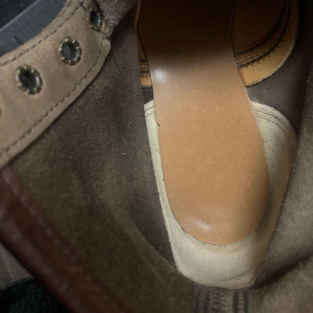 旧縦羽タグ カカトOK ヌバック 2877 RED WING レッドウィング 茶