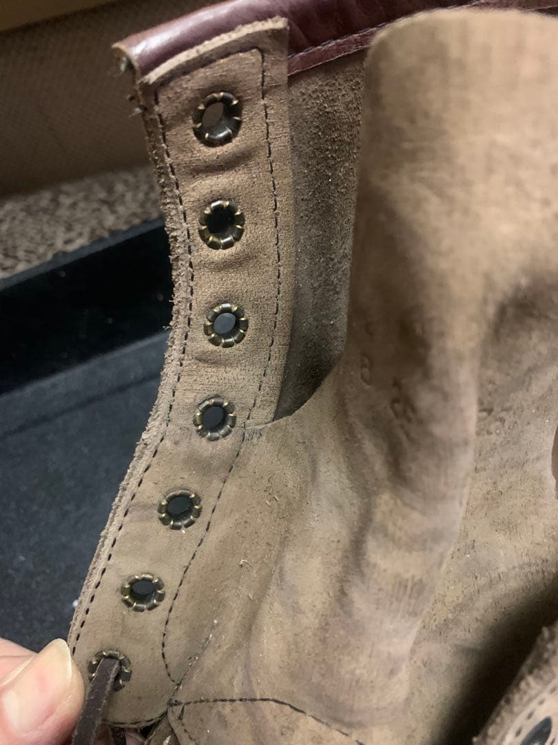 旧縦羽タグ カカトOK ヌバック 2877 RED WING レッドウィング 茶