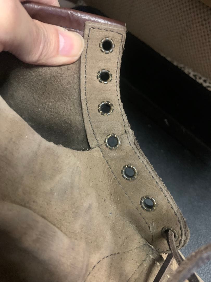 旧縦羽タグ カカトOK ヌバック 2877 RED WING レッドウィング 茶