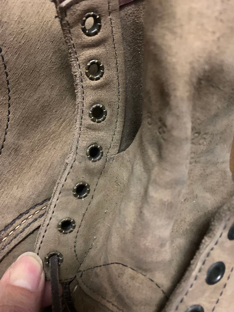 旧縦羽タグ カカトOK ヌバック 2877 RED WING レッドウィング 茶