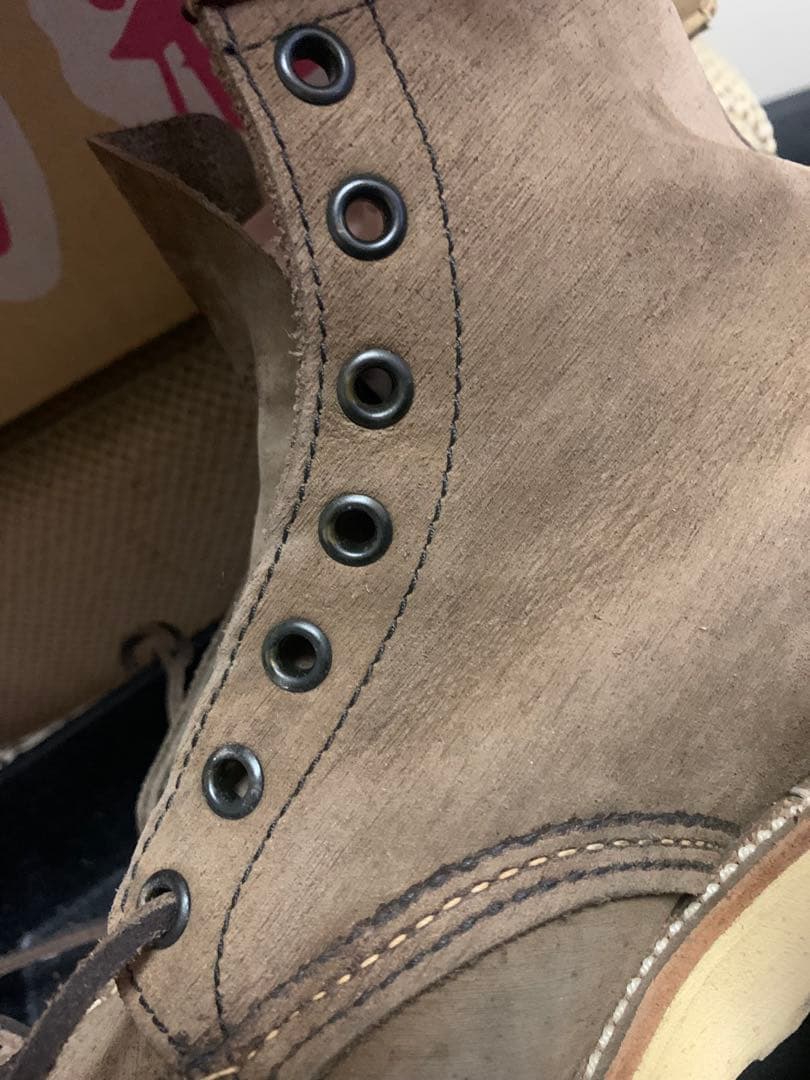 旧縦羽タグ カカトOK ヌバック 2877 RED WING レッドウィング 茶