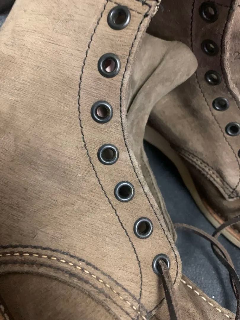 旧縦羽タグ カカトOK ヌバック 2877 RED WING レッドウィング 茶