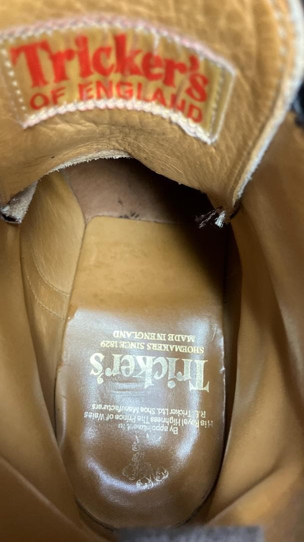 Tricker's ブーツ【表記サイズ　8.5】