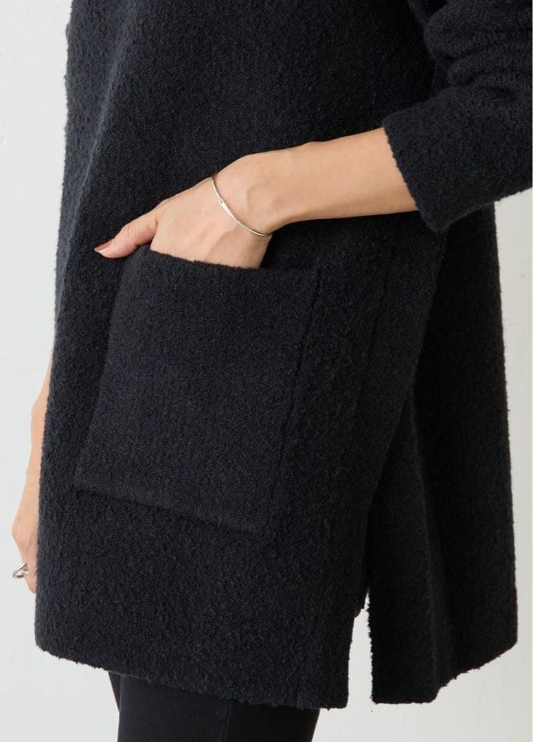 ビアズリー　ブークレー接結スリットプルオーバー