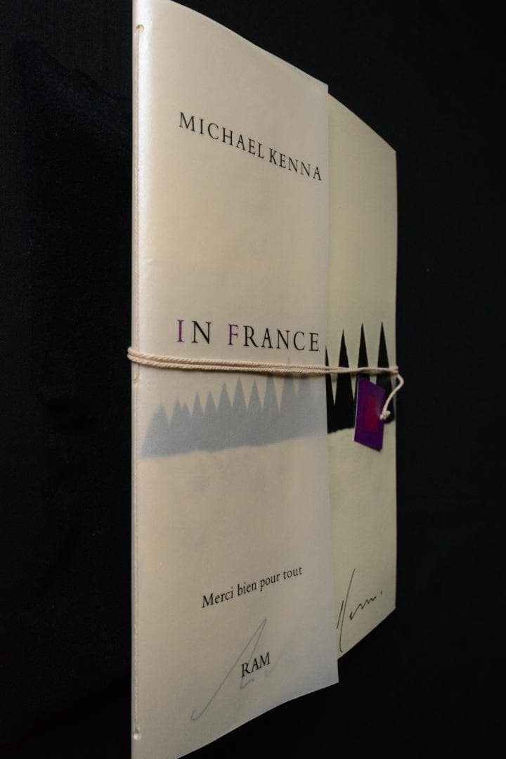【Michael Kenna：IN FRANCE】新品・未読品　サイン入り