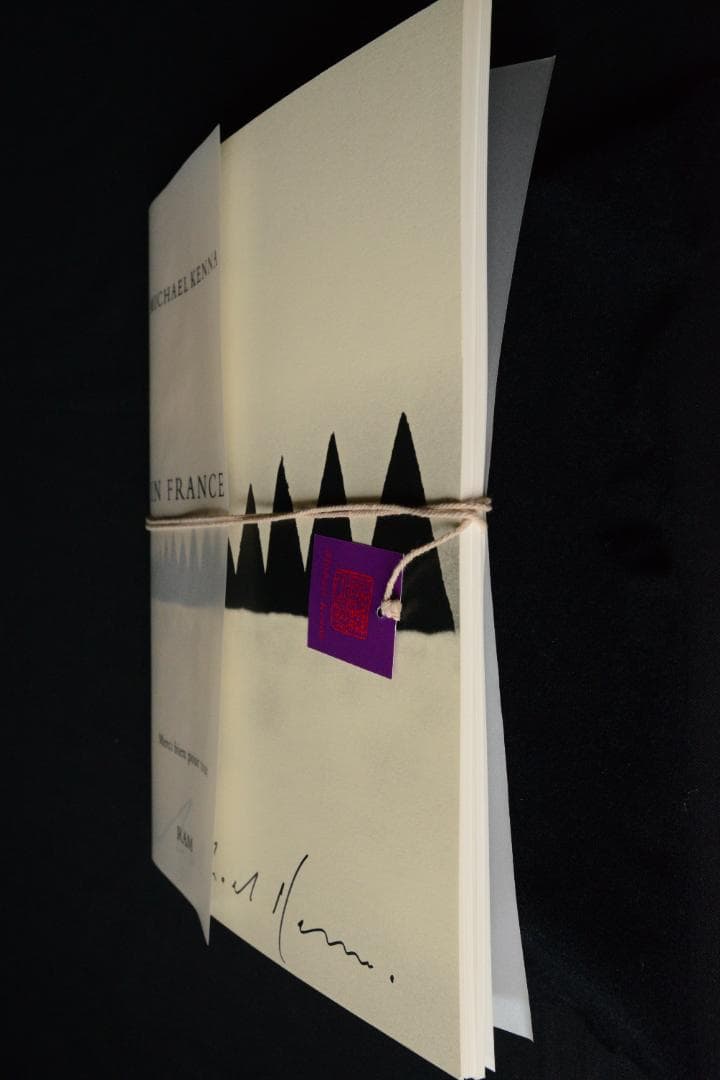 【Michael Kenna：IN FRANCE】新品・未読品　サイン入り