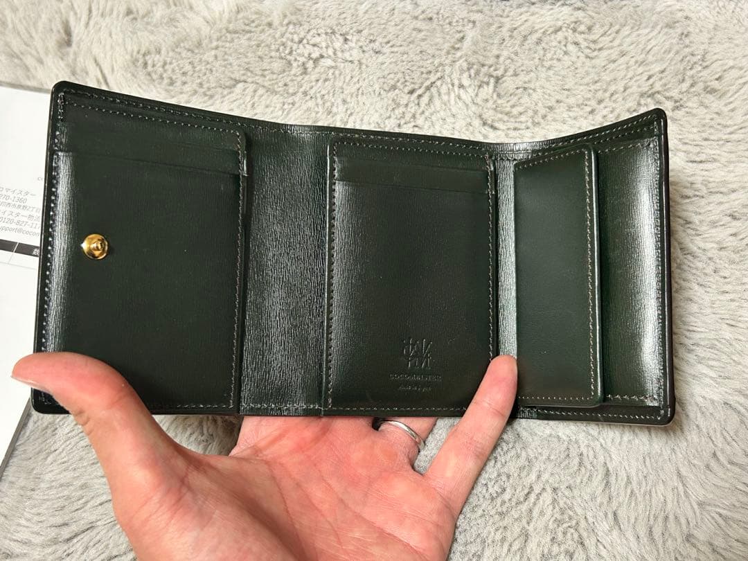 ど*も様 ココマイスター コードバンヘリテージ・スミス 3つ折り財布 ウォレット